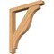 Ekena Millwork Funston Craftsman Smooth Bracket w/ Offset Brace, Western Red Cedar, 5 1/2"W x 40"D x 44"H BKT0604X40X44FST04SWR - alternate 1